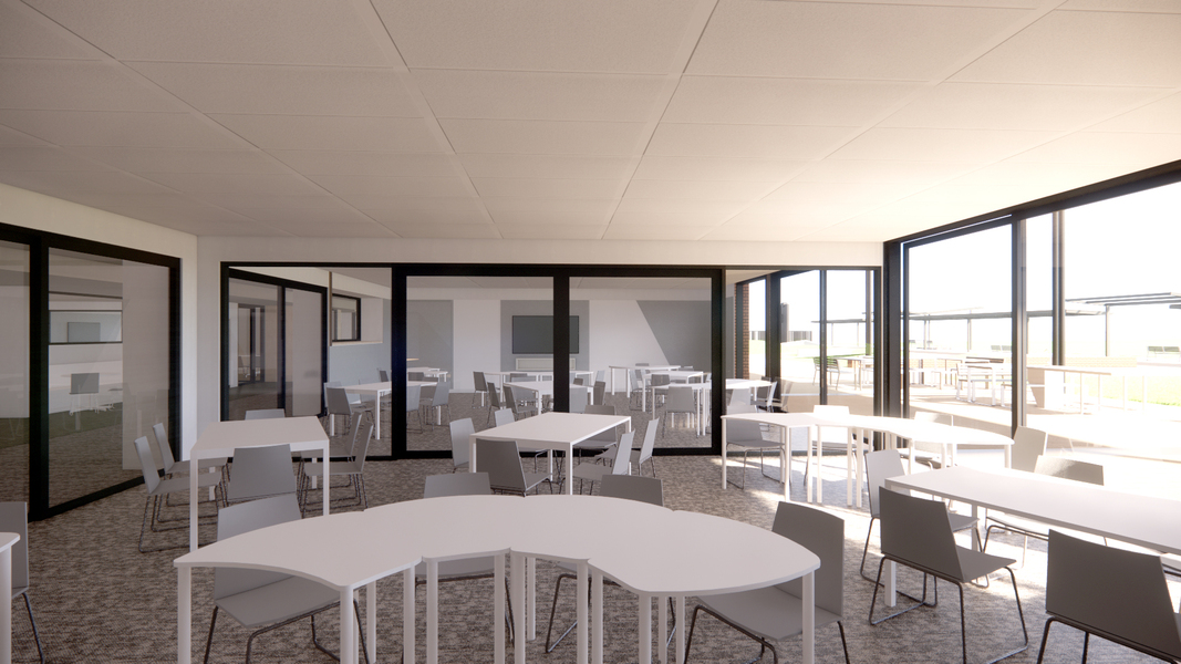 Classroom with Connected Outside Learning Spaces