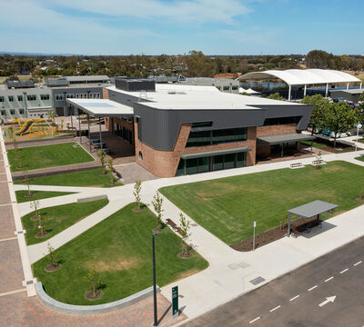 St Columba College Middle School Drone from President Ave