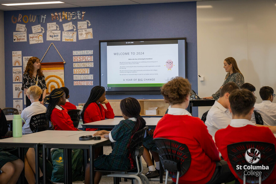 New Middle School building classroom