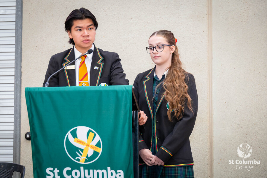 College Captains Kevin and Ramani